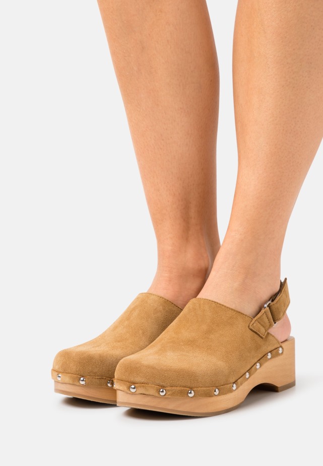 Klompen Donkerroze/nude Gabor