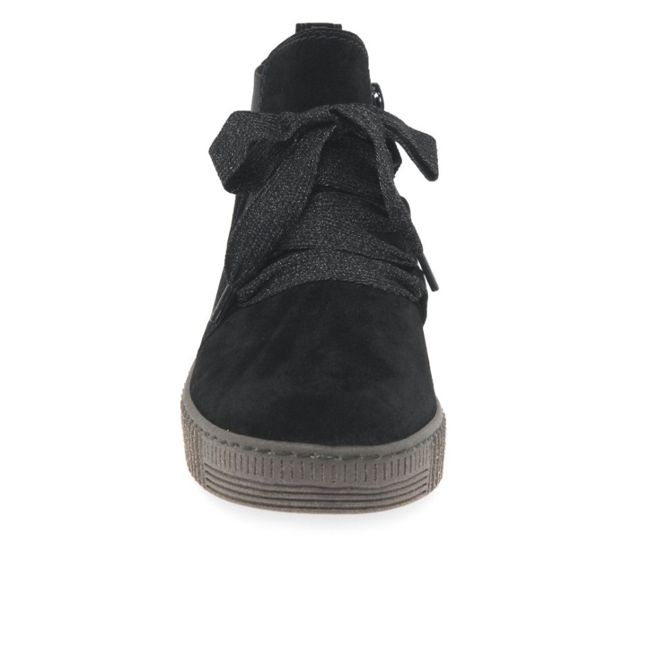 Lance Dames Enkellaarzen Gabor Zwart Suède