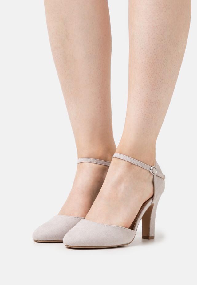 Leren Pumps - Hoge Hakken Zilver Gabor