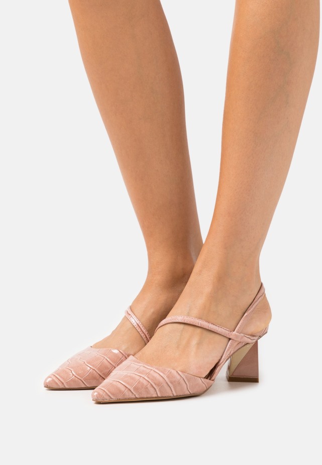 Lichtroze Leer - Klassieke Hakken Gabor