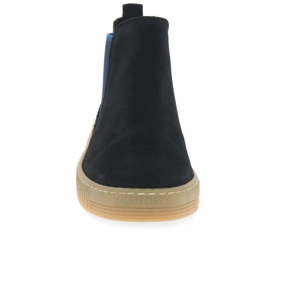 Lourdes Dames Chelsea Boots Pacific Suède Gabor