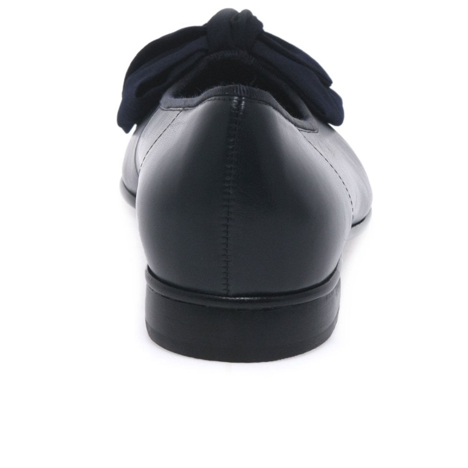 Marineblauwe Gabor Amy Ballerina\s Met Strikversiering Voor Dames