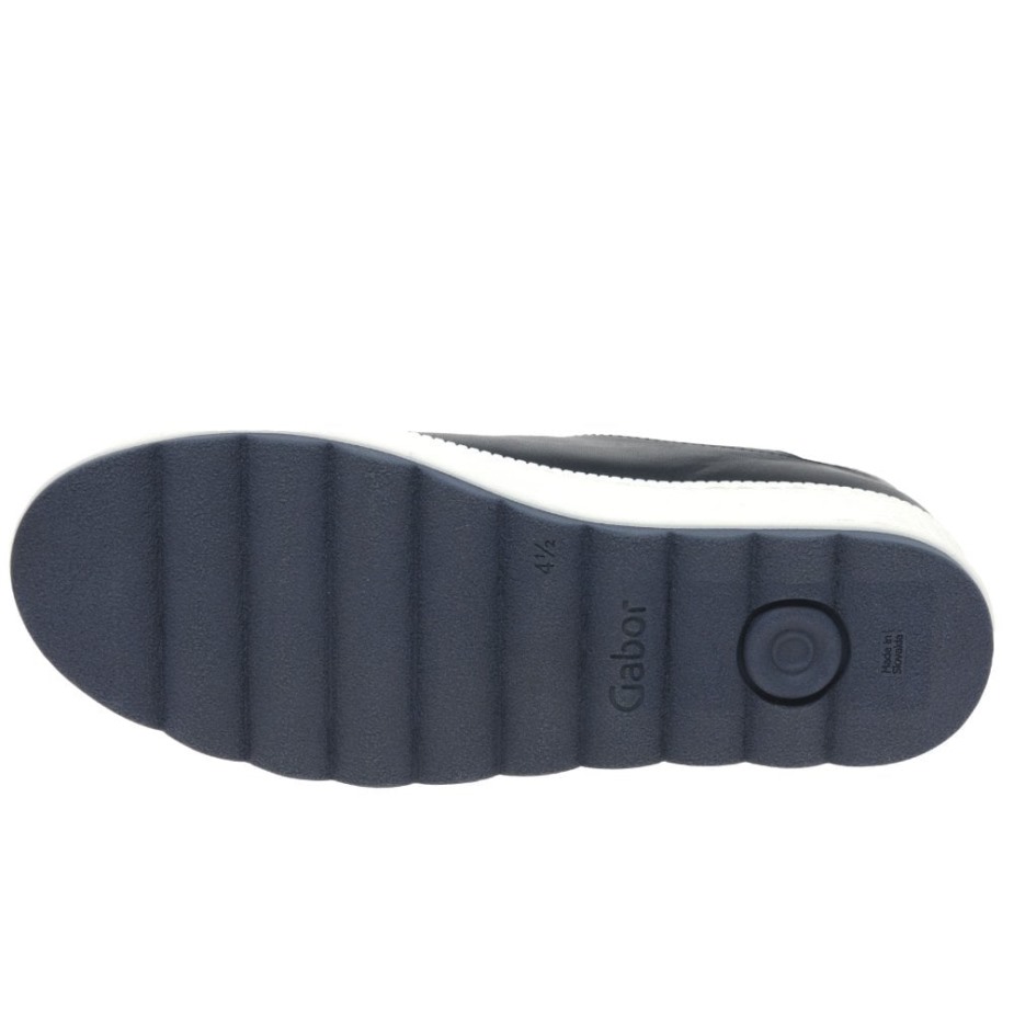 Middernacht/wit Quench Casual Damessneakers Gabor