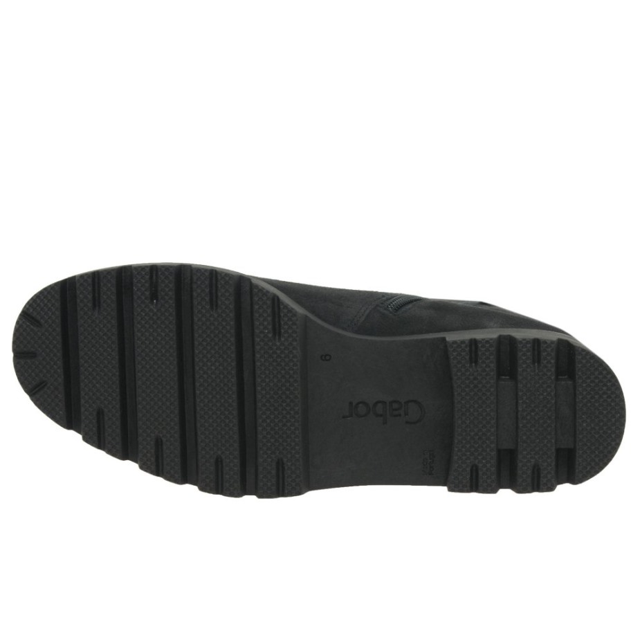 Newport Dames Chelsea Boots Gabor Donkergrijs Suède