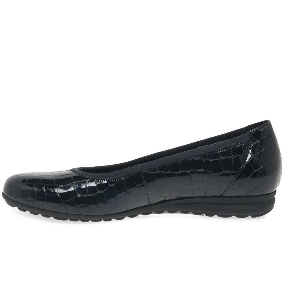 Ocean Croc Patent Gabor Splash Casual Ballerina\s Voor Dames