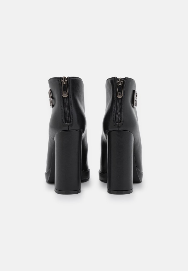 Plateau Enkellaarzen Zwart Gabor