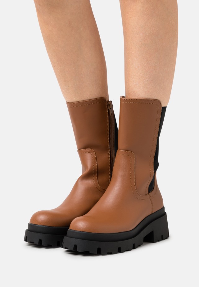 Plateau Laarzen Gabor Wit/zwart