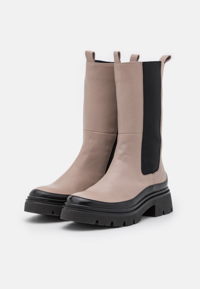 Plateau Laarzen Karamel/zwart Gabor