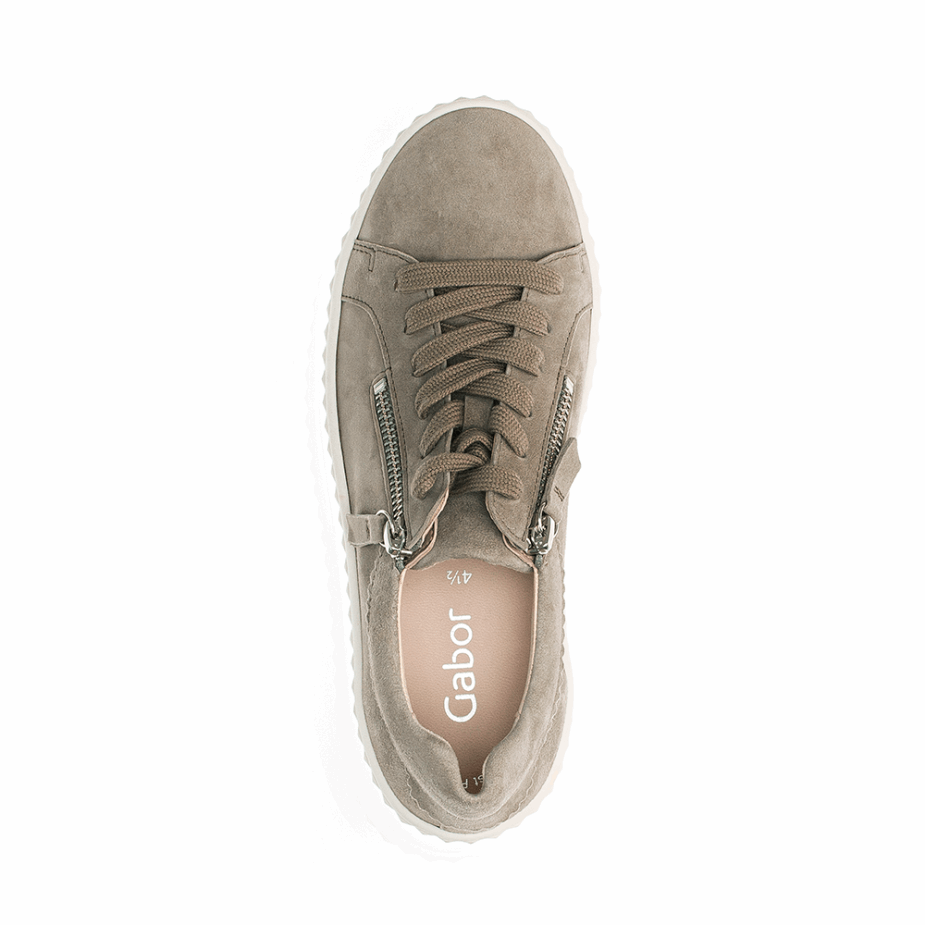Plateau Sneaker Gabor Beige