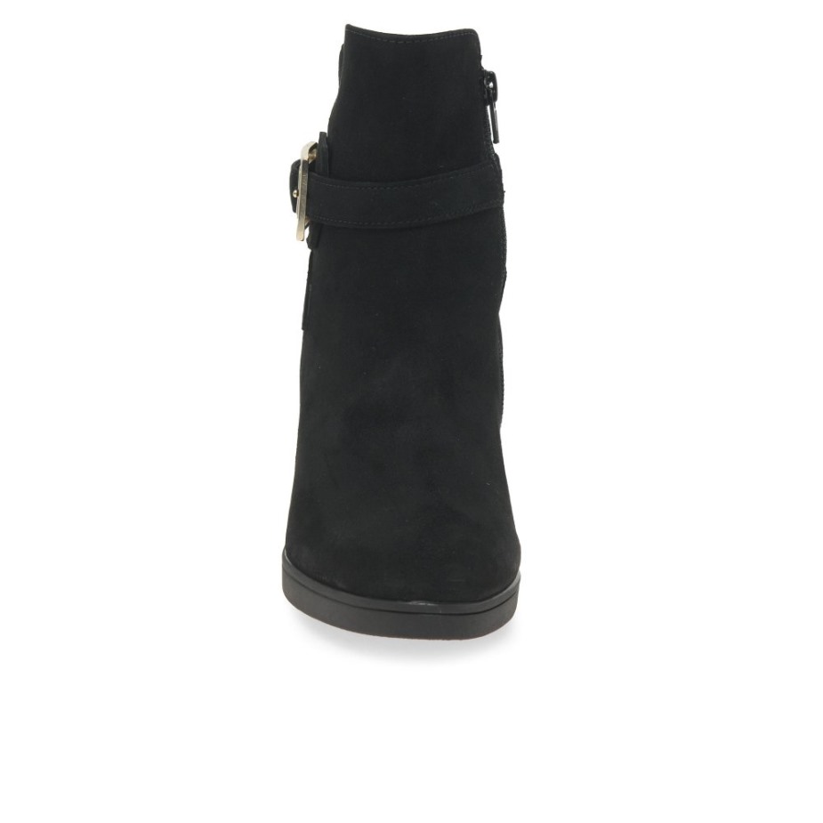 Poet D92083 Meisje Zwart Suède