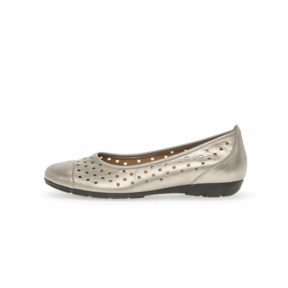 Prestatie Ballerina Gabor Metallic Goud