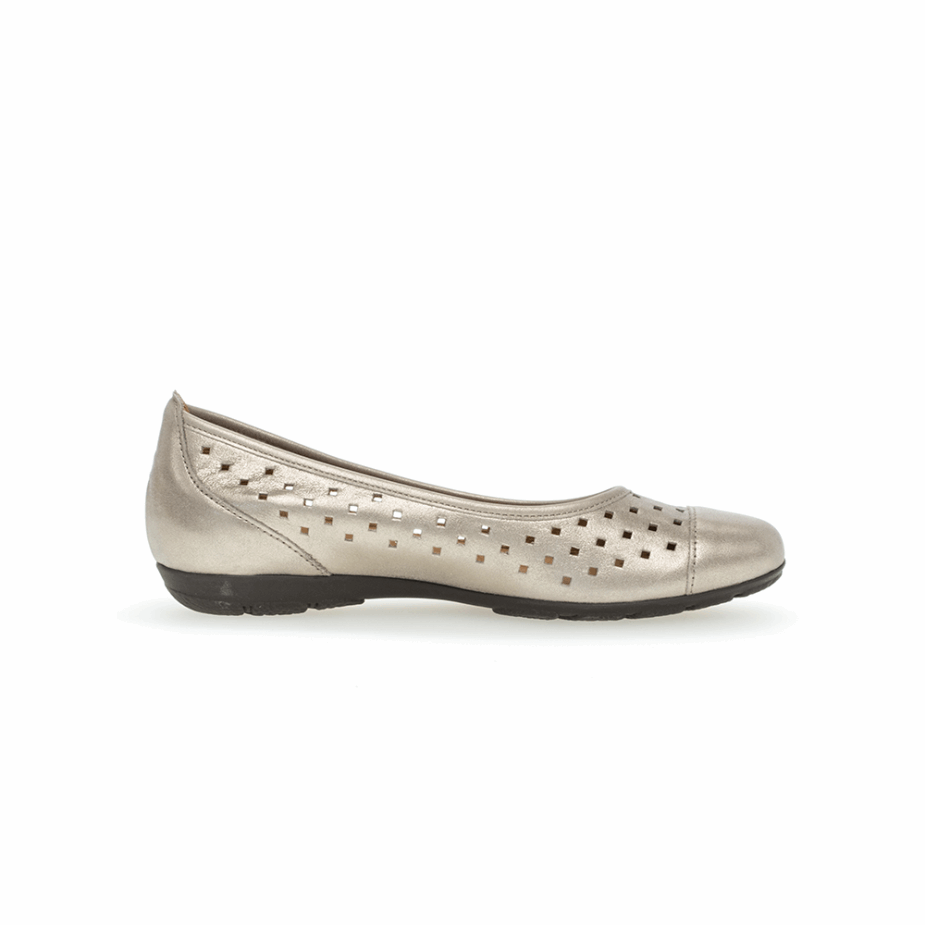 Prestatie Ballerina Gabor Metallic Goud