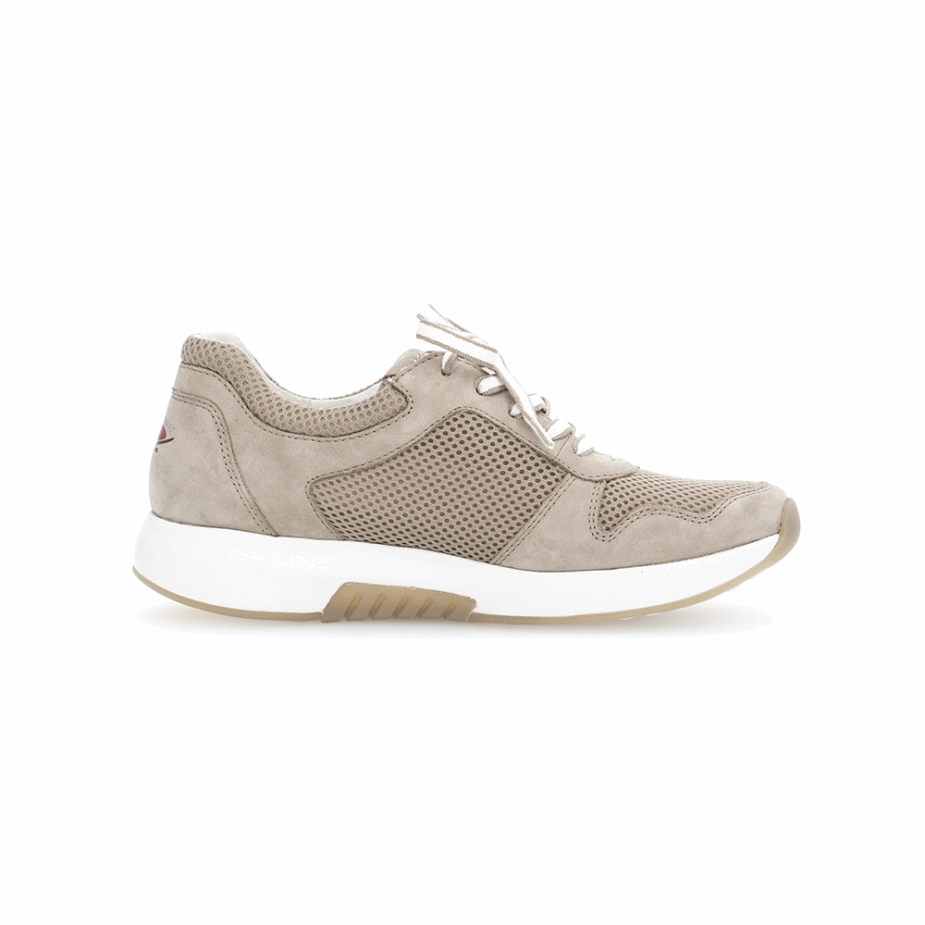 Rollende Zachte Sneaker Gabor Beige