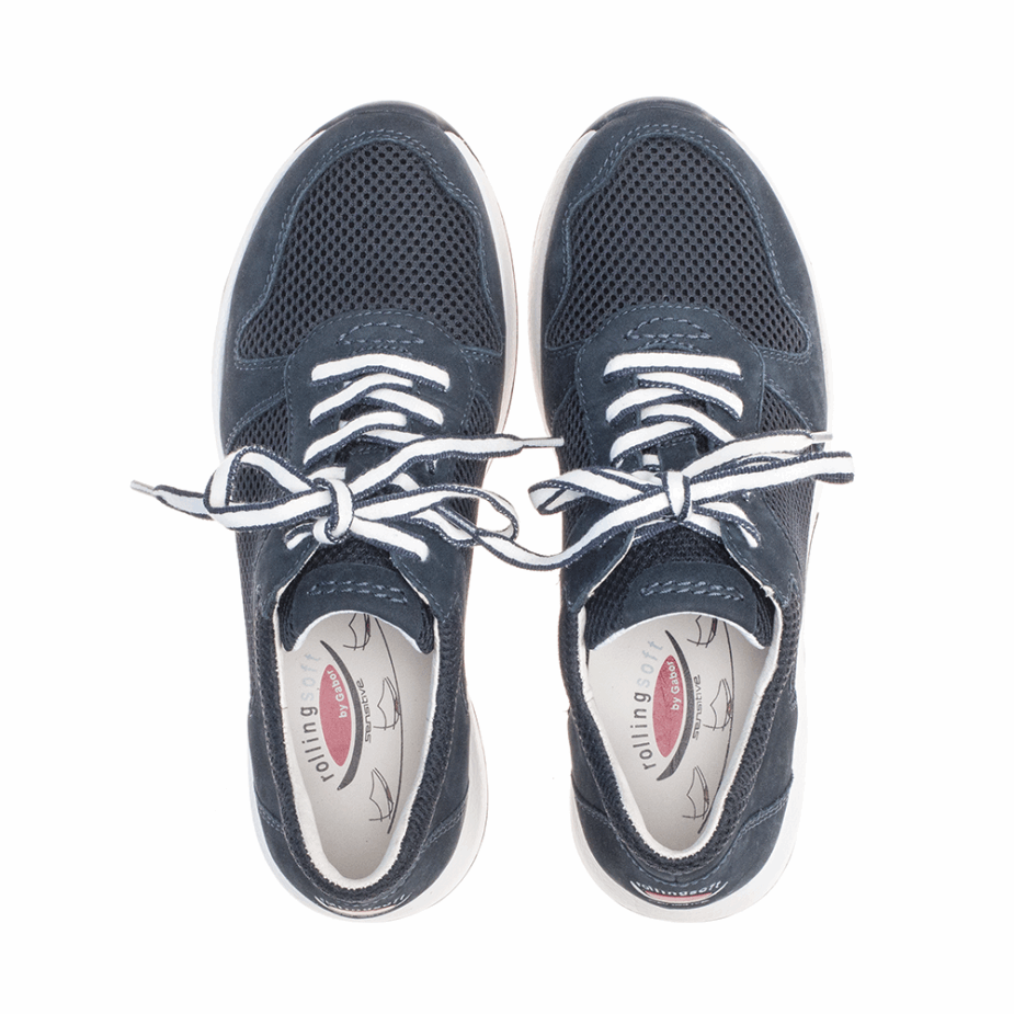 Rollende Zachte Sneaker Nachtblauw Gabor