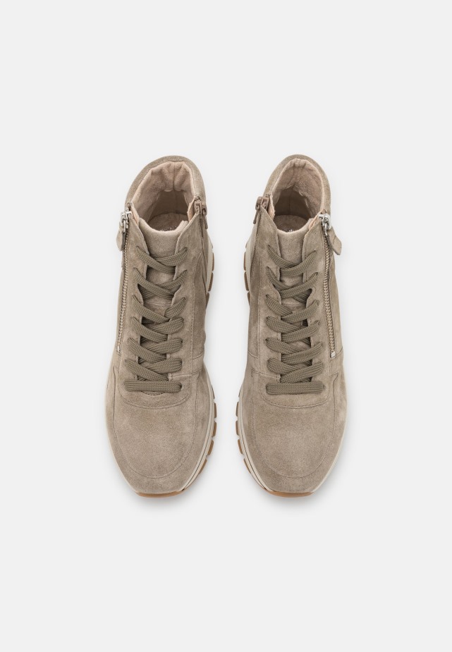 Salie/panna Hoge Sneakers Gabor