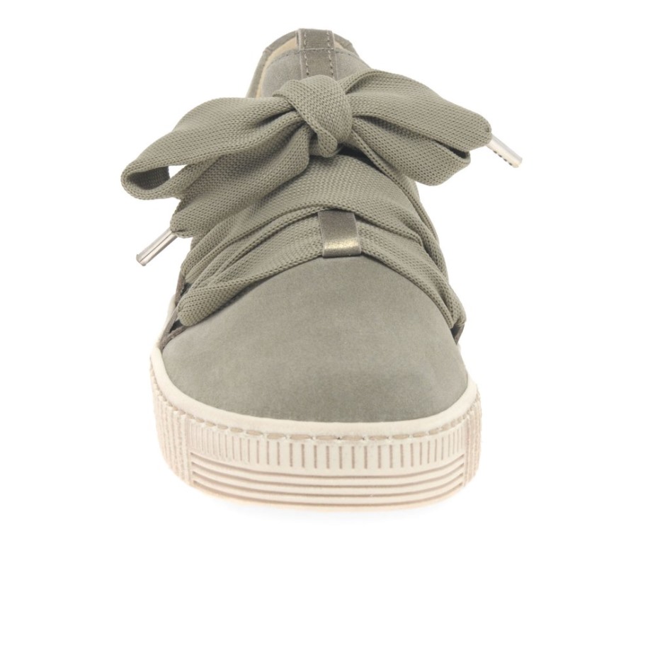 Salvia/brons Suède Gabor Wals Casual Damessneakers