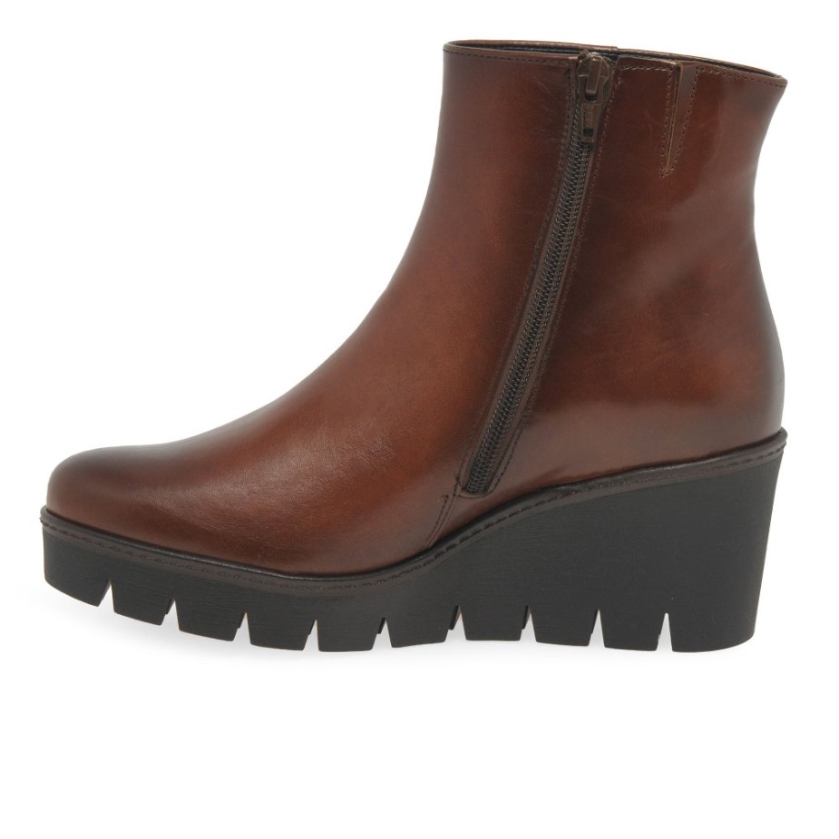 Sattel Gabor Utopia Enkellaarsjes Met Dikke Sleehak Voor Dames