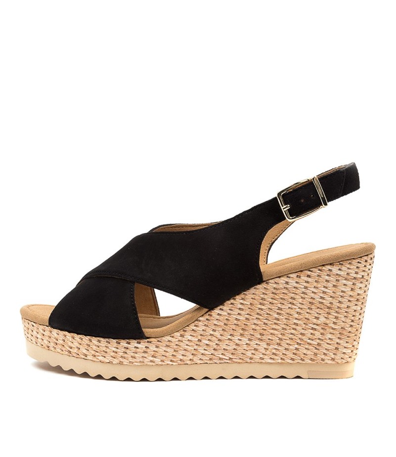 Silas Schwarz Suède Gabor