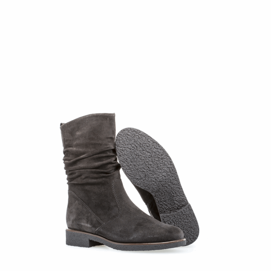Slouch Boot Donkergrijze Gabor