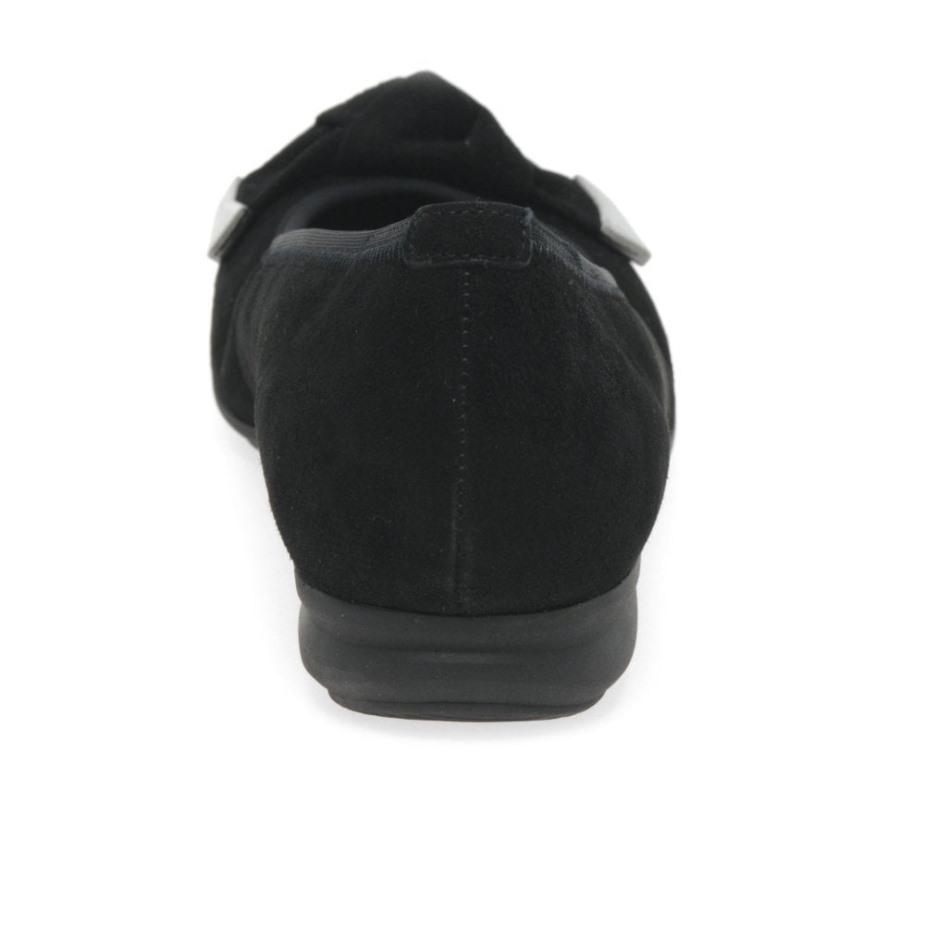 Stille Damespumps Gabor Zwart Suède