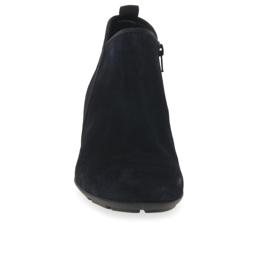 Trudy Dames Enkellaarzen Gabor Marine Suède