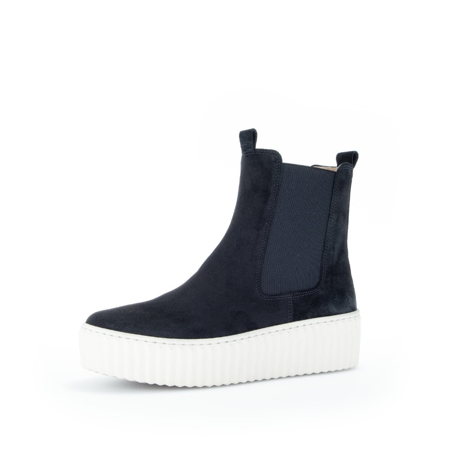 Veter Enkellaarzen Blauw Gabor