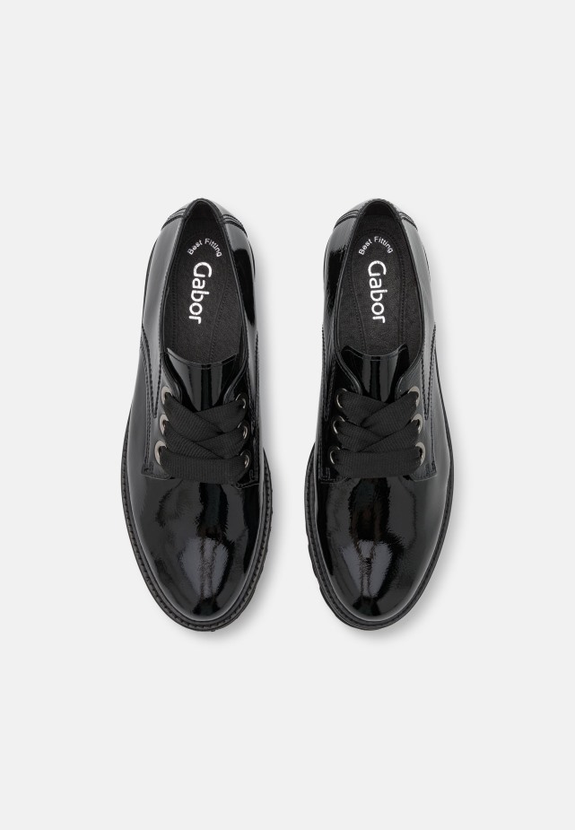 Veterschoenen Zwarte Gabor