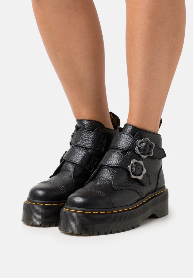 Vintage Zwarte Gabor Leona - Veterhakken