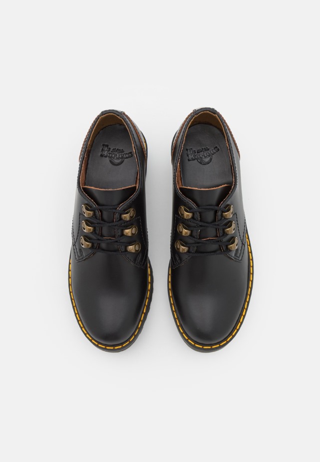 Vintage Zwarte Gabor Leona - Veterhakken