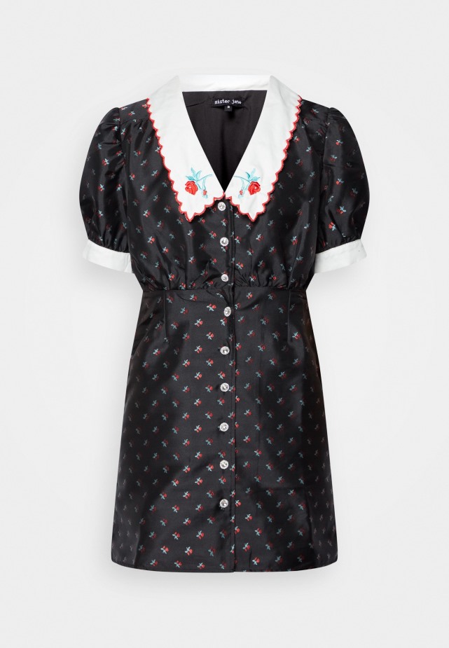 Vintage Zwarte Gabor Leona - Veterhakken