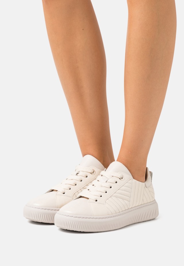 Weiss/silber Sneakers Van Gabor