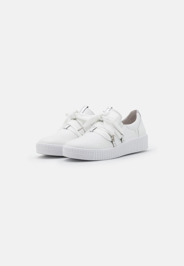 Weiss/silber Sneakers Van Gabor