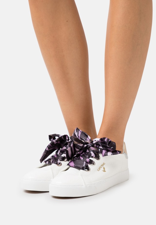 Weiss/silber Sneakers Van Gabor