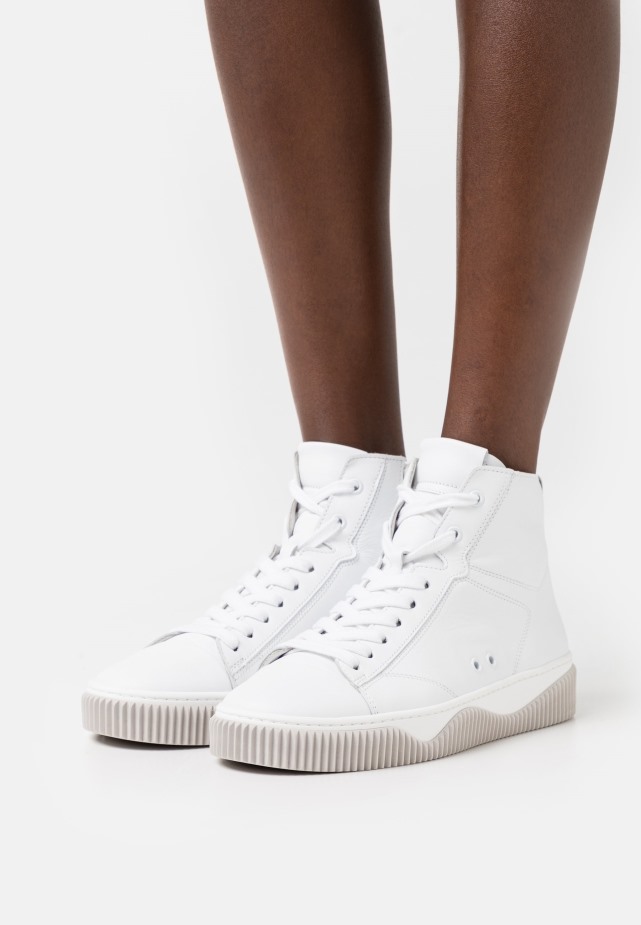 Witte Gabor Hoge Sneakers