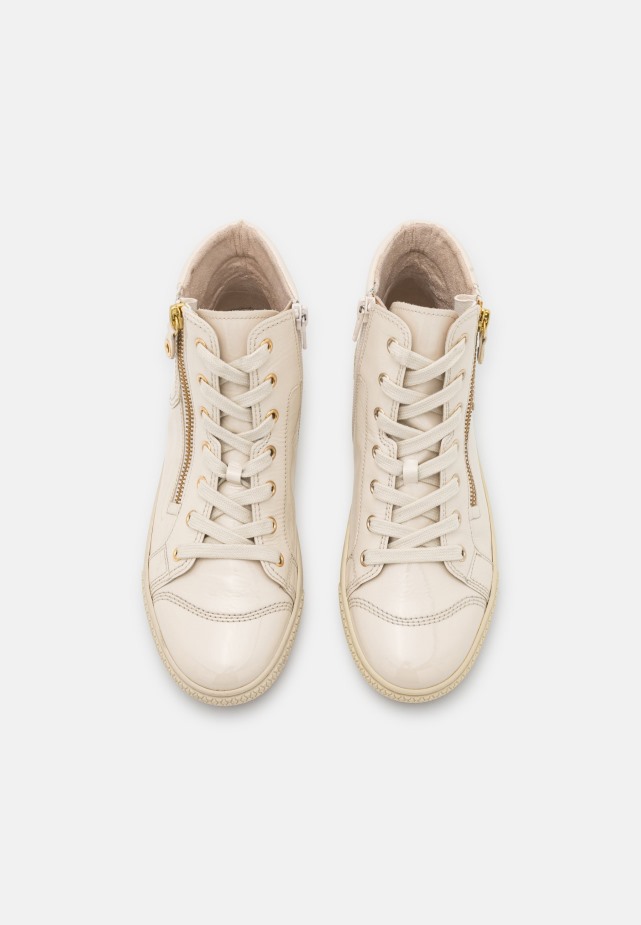 Witte Gabor Hoge Sneakers