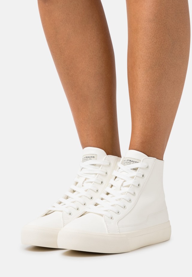 Witte Gabor Hoge Sneakers