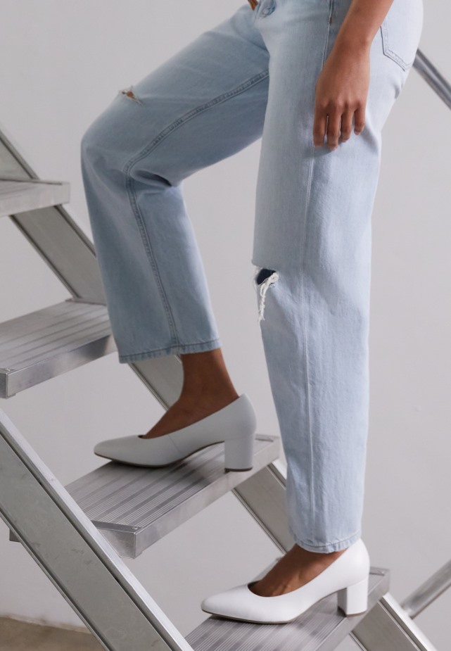 Witte Gabor Klassieke Hakken