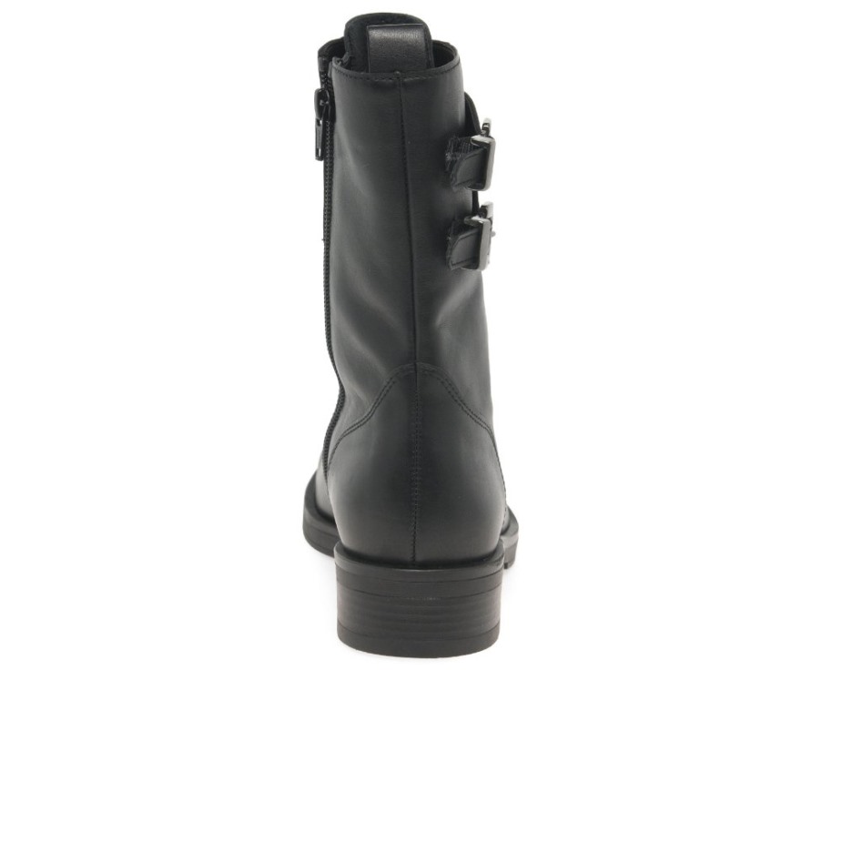 Zwarte Dames Motorlaarzen Gabor