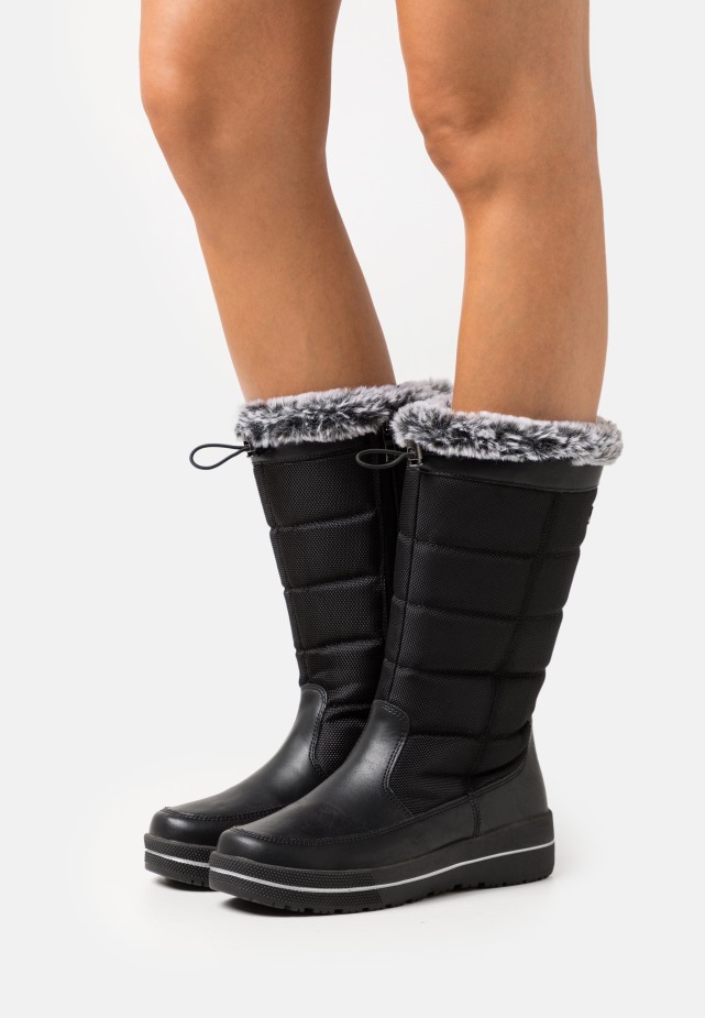 Zwarte Gabor Enkellaarsjes Met Veters