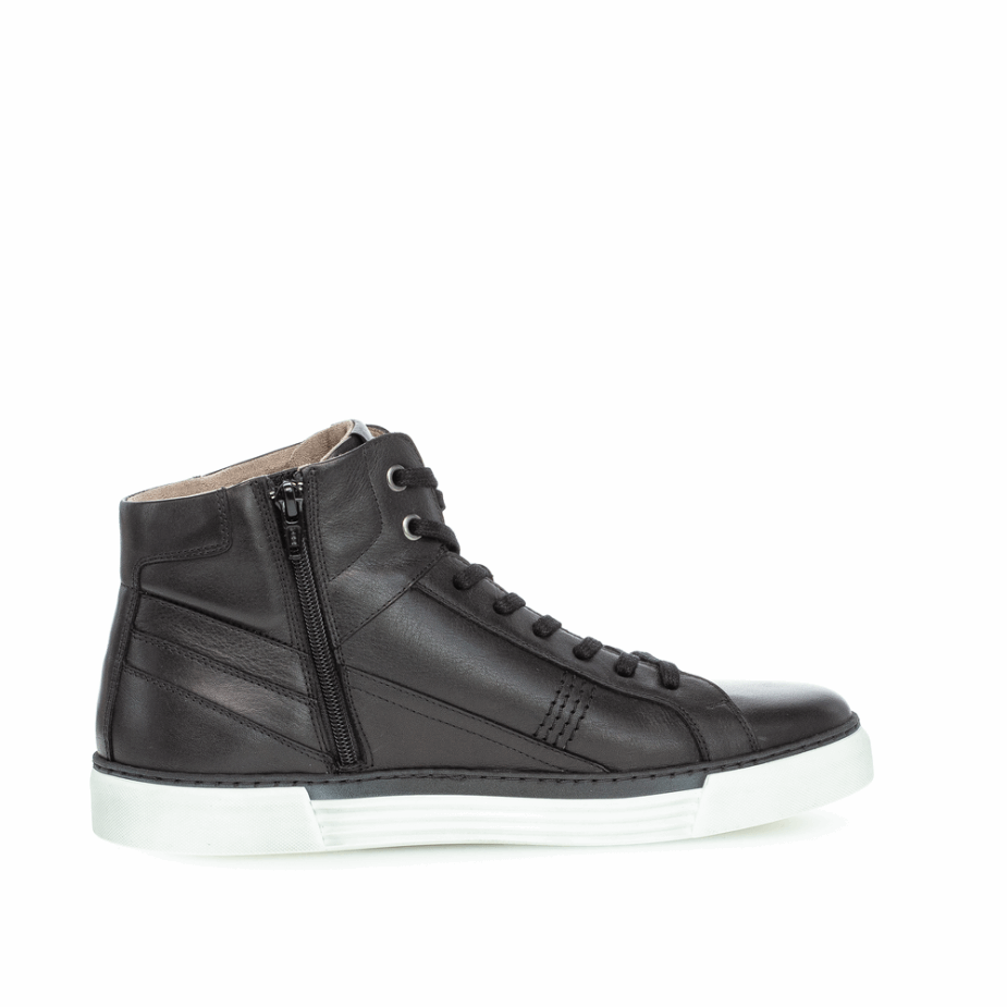 Zwarte Gabor Heren Hoge Sneaker