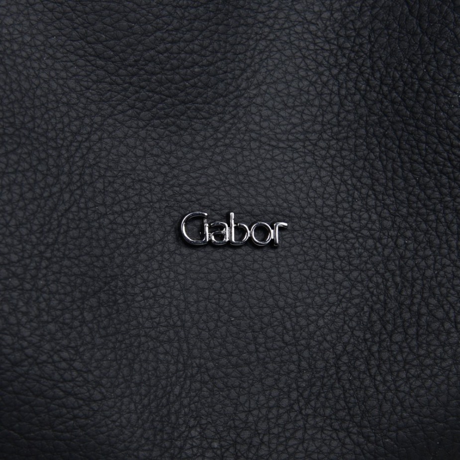 Zwarte Gabor Malu Schoudertas Met Trekkoord Voor Dames