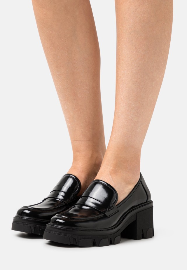 Zwarte Gabor Plateauzolen