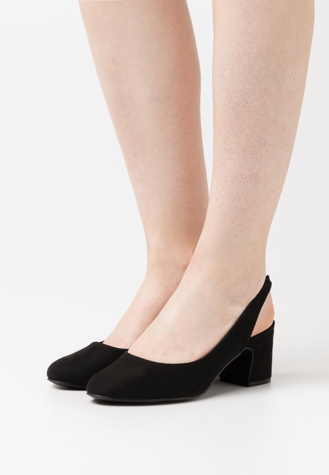 Zwarte Gabor Pumps Met Klassieke Hakken