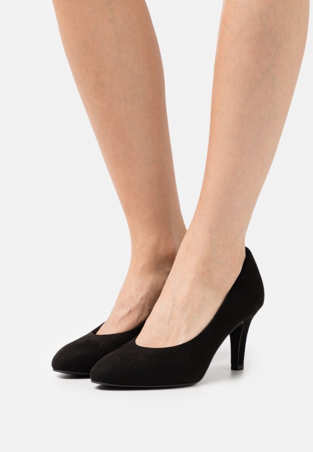 Zwarte Gabor Pumps Met Klassieke Hakken
