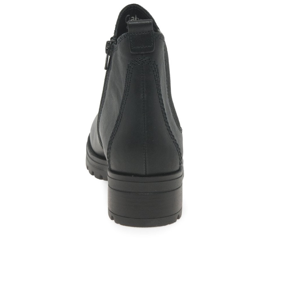 Zwarte Gabor Sallis Dames Enkellaarzen