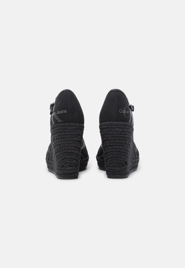 Zwarte Gabor Wedge Close Toe - Plateauzolen