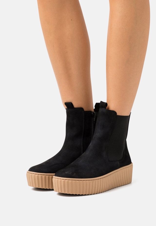 Zwarte Hoge Sneakers Gabor Dames