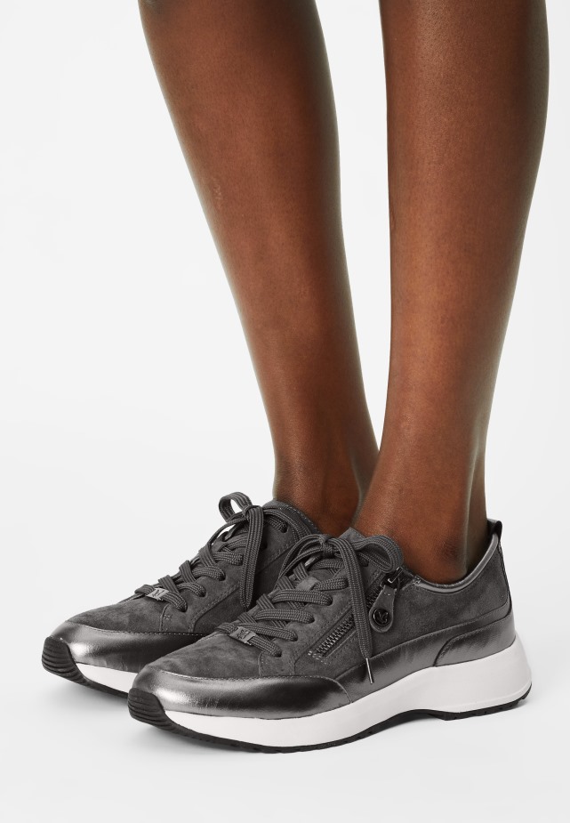 Zwarte Hoge Sneakers Gabor Dames