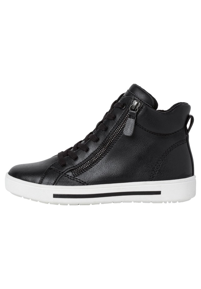 Zwarte Hoge Sneakers Gabor Dames