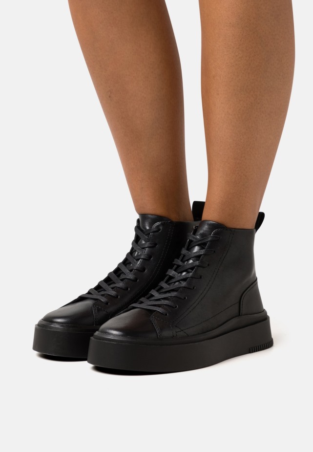 Zwarte Hoge Sneakers Van Gabor